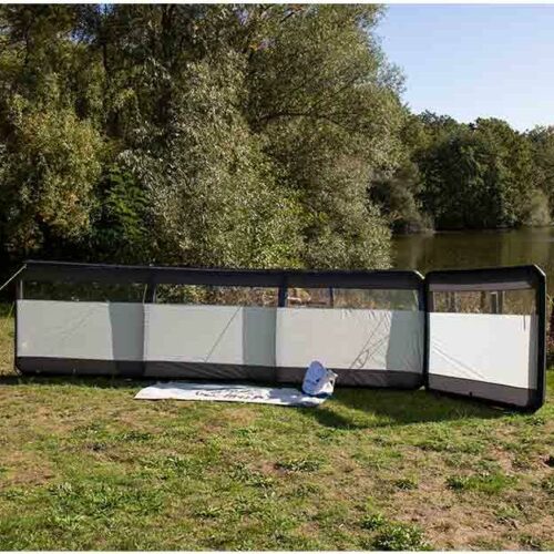 Reimo Hooge Air 480 Windschutz, 480x140cm, granit/schwarz