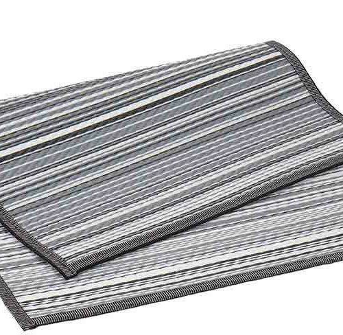 Reimo Villa Stripe Markisen-/Zeltteppich, 2,5x4,5m, PP, inkl. Tasche