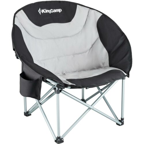 KingCamp Deluxe Moonchair, schwarz/grau