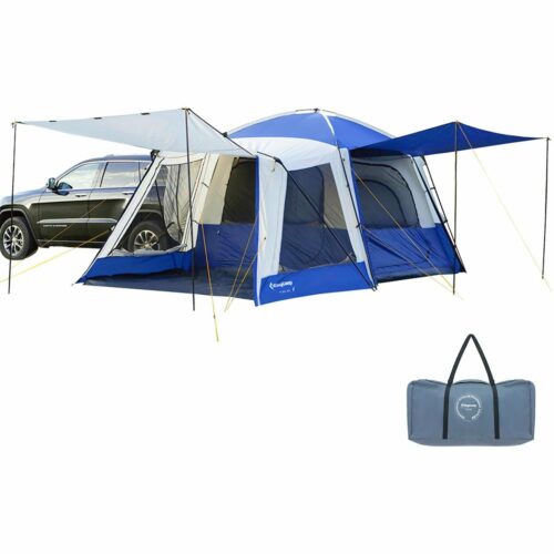 KingCamp Meilfi Plus Bus & Caravan Heckfamilienzelt, blau/weiß