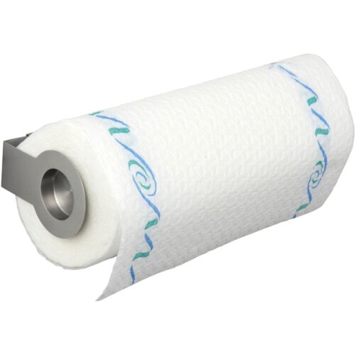 WENKO Cerri Universal Küchenrollenhalter, Edelstahl