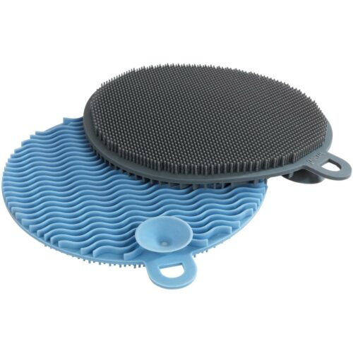 Wenko Soft Silikon Schwamm, rund, 2er Set