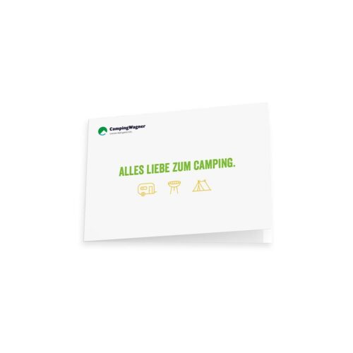 Camping Wagner Geschenkgutschein 15 € per E-Mail zum Selbstdrucken