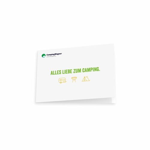Camping Wagner Geschenkgutschein 150 € per E-Mail zum Selbstdrucken