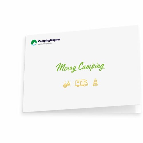 Camping Wagner Geschenkgutschein Weihnachten 300 € per E-Mail zum Selbstdrucken
