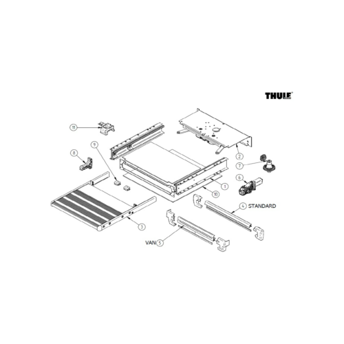 Motor - Thule Ersatzteil Nr. 1500602734 - für Slide Out 700 2012 V12
