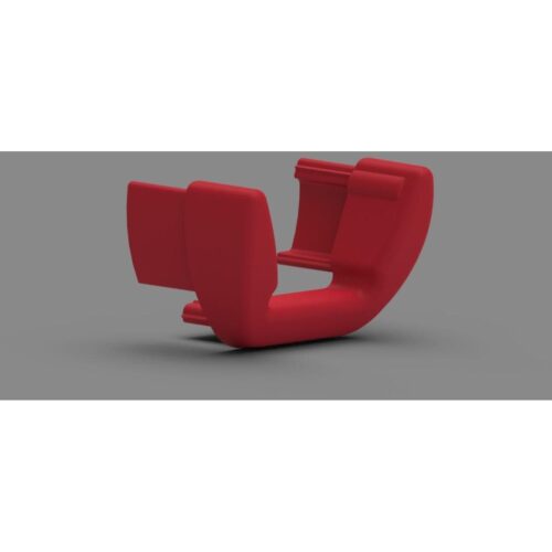 Schienenverschluss rot - Fiamma Ersatzteil Nr. 98656-489 - für Carry-Bike