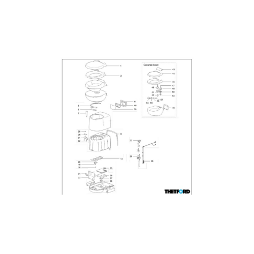 Kabelsatz - Thetford Ersatzteil Nr. 93421 - für Cassette C263 S