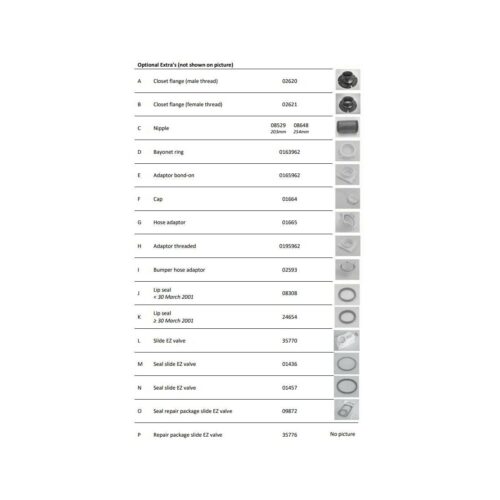 Verbindungsrohr - Thetford Ersatzteil Nr. 8648 - für Aqua Magic