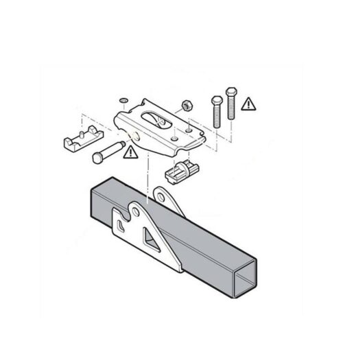 Truma Befestigung kpl. ab 05/2012 - Truma Ersatzteil Nr. 60030-98100 - für Mover SR ab 09/2011/ SE R/H SE R/TE R/ H TE R/ TE R4
