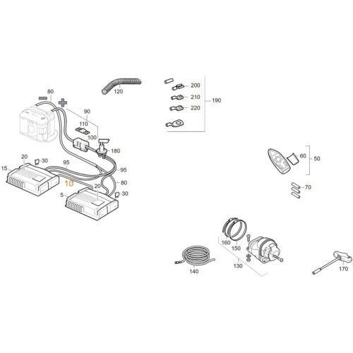 TIN-Verbindungskabel - Truma Ersatzteil Nr. 60030-98500 - für Mover TE R4