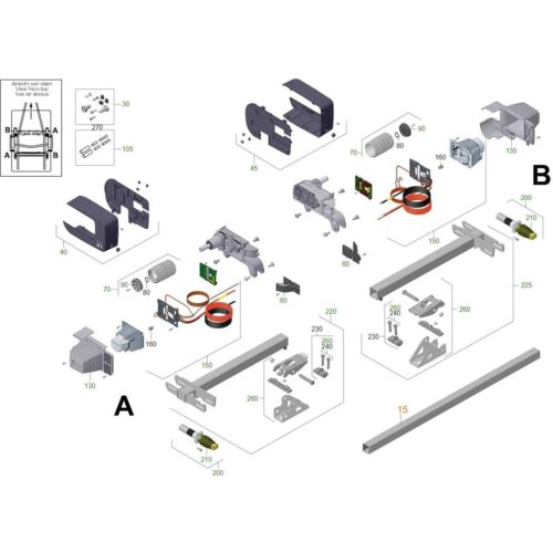 Verbindungsrohr XT L - Truma Ersatzteil Nr. 60020-31000 - für Mover XT L