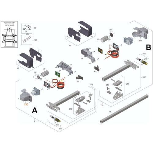 Motorabdeckung A - Truma Ersatzteil Nr. 60020-52200 - für Mover XT2/XT4/XT/XT L