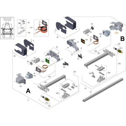 Motorabdeckung B - Truma Ersatzteil Nr. 60020-52300 - für Mover XT2/XT4/XT/XT L