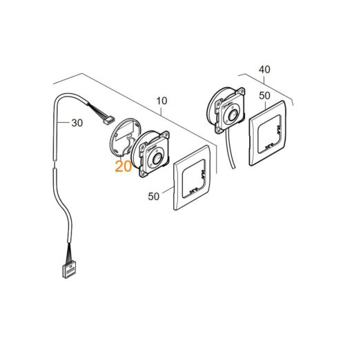 Gehäusedeckel schwarz - Truma Ersatzteil Nr. 34030-29900 - für Trumatic-Heizungen und Boiler