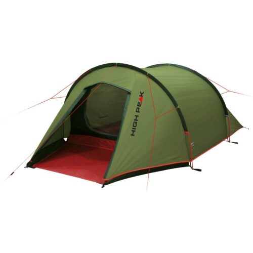 High Peak Kite 2 LW Tunnelzelt, 2-Personen, 330x140cm, pesto/rot