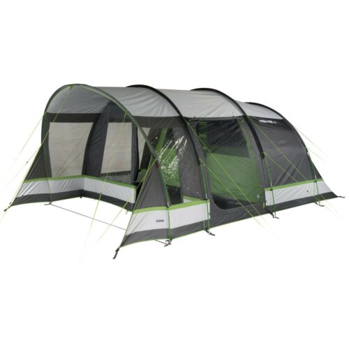High Peak Garda 5.0 Tunnelzelt, 5-Personen, 550x300cm, grau/grün