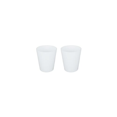 Gimex Wasserglas, 2er Set, weiß, 250ml