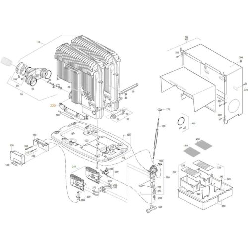 Fühlerhalter - Truma Ersatzteil Nr. 30090-09900 - für Trumatic-Heizung S 3004 (P) / S 5004