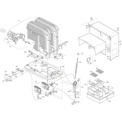 Sockel - Truma Ersatzteil Nr. 30090-90000 - für S 5004 Heizung