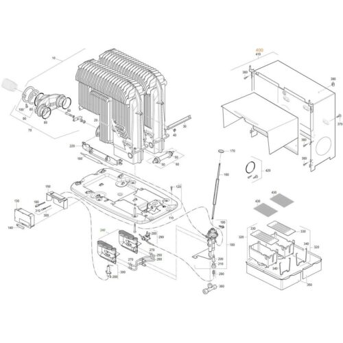 Einbaukasten - Truma Ersatzteil Nr. 30090-94400 - für S 5004 Heizung