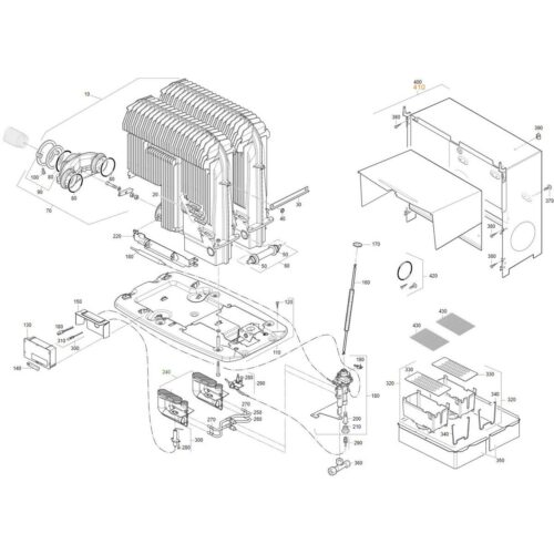 Einbaukasten für 2 Gebläse - Truma Ersatzteil Nr. 30090-94600 - passend zur S 5004 Heizung