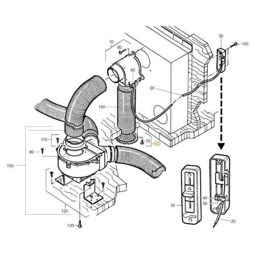 Schutzgitter - Truma Ersatzteil Nr. 40030-21000 - für AXK-2