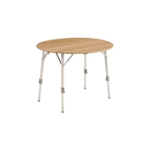 Outwell Custer Campingtisch, rund, 90x48,5-70cm
