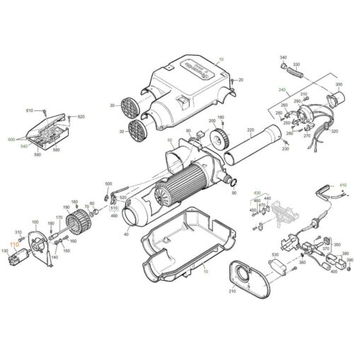 Gleichstrommotor 24V - Truma Ersatzteil Nr. 39050-53100 - für E 2400 Heizung