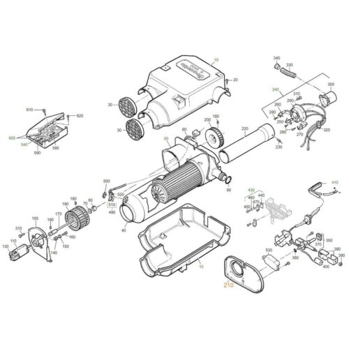 Deckel - Truma Ersatzteil Nr. 39050-17000 - für Trumatic Heizung E-2400