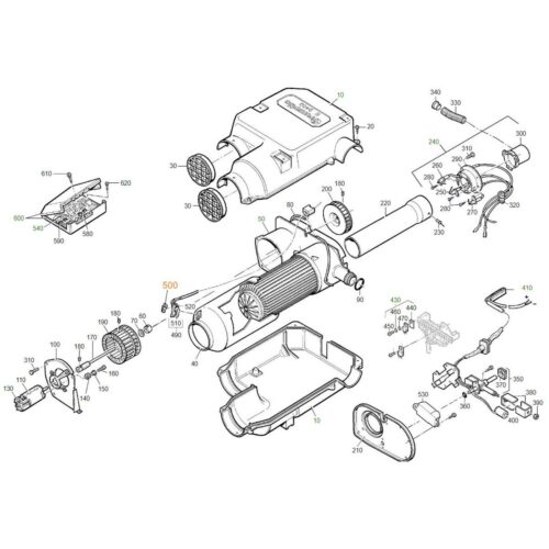 Befestigungsklammer - Truma Ersatzteil Nr. 39050-61000 - für E 2400 Heizung