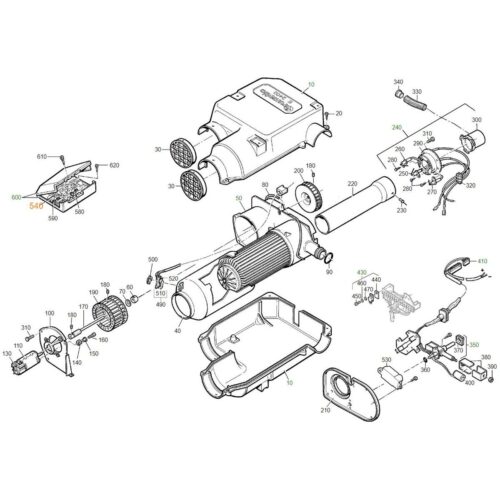 Elektronik, 12V SMD - Truma Ersatzteil Nr. 39050-02500 - für Trumatic E 2400