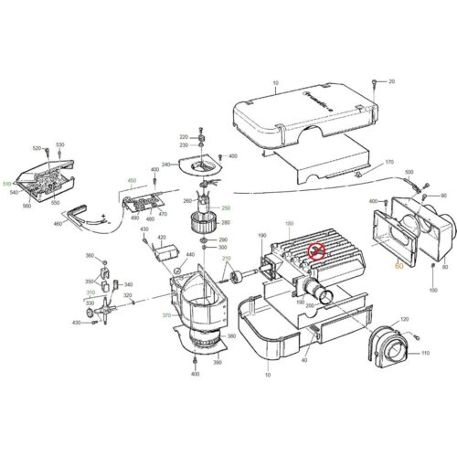 Gehäuse-Oberteil - Truma Ersatzteil Nr. 39010-69600 - passend zu Trumatic E 4000
