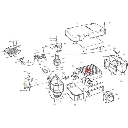 Durchführungstülle - Truma Ersatzteil Nr. 39010-49000 - für Trumatic E 4000