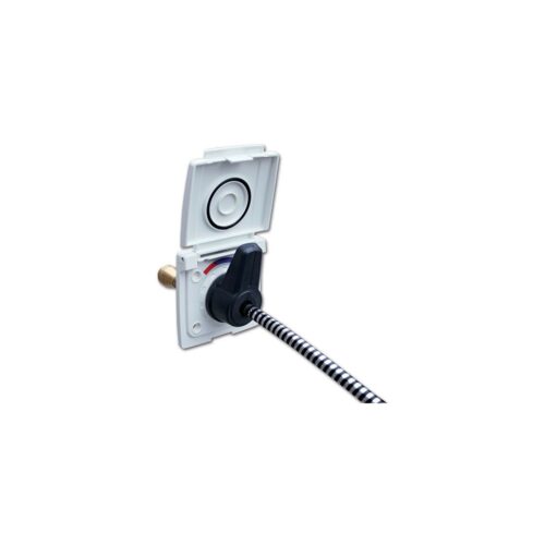 Wassersteckdose mit Mischer und Außendusche