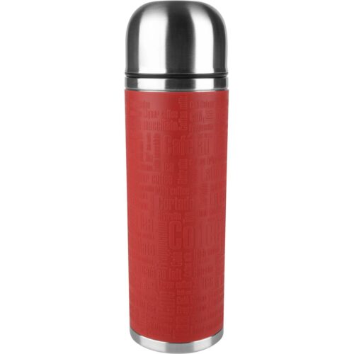 Emsa Senator Sleeve Isolierflasche, 1L, rot