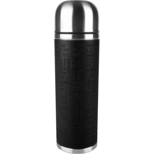 Emsa Senator Sleeve Isolierflasche, 1L, schwarz