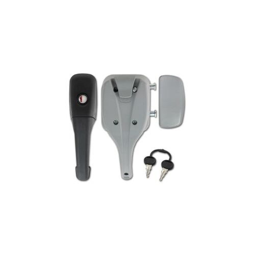 Zadi Basic Reisemobil-Türschloss, System STS & ZADI, inkl. Schlüssel & Zylinder, komplett, schwarz-grau