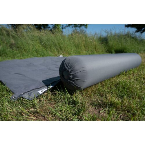 Bent Zip XL Lounger verbindbare Kissenrolle, 30x175cm, dunkelgrau