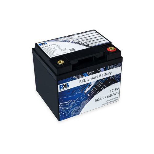 RKB Smart LiFePo4 Lithium-Batterie, 12V, 50Ah