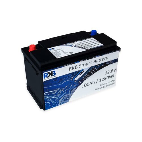 RKB Smart LiFePo4 Lithium-Batterie, 12V, 100Ah