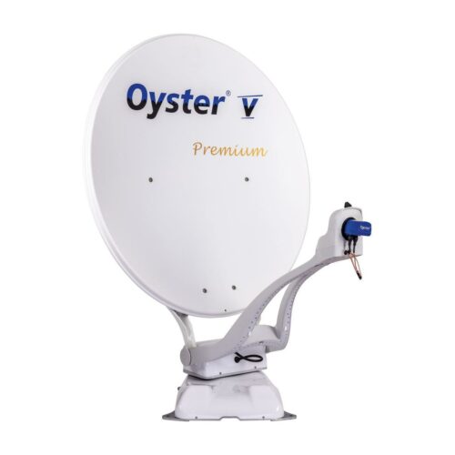 TenHaaft Oyster V Premium Base 85 Single Skew Sat-Anlage, weiß