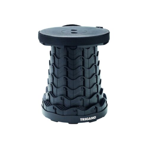 Trigano Teleskop-Campinghocker, schwarz