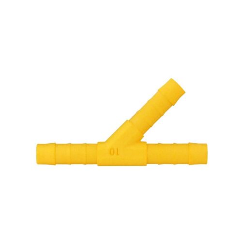 Lilie Y 45° Verbinder, gelb, ø10 mm