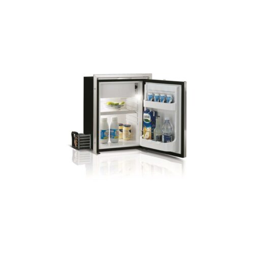 Vitrifrigo C42LX Kompressor-Kühlschrank, 12/24V, 42L, mit Gefrierfach, Edelstahl