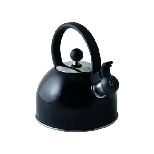 Via Mondo Flötenkessel, Edelstahl, 1,5L, schwarz