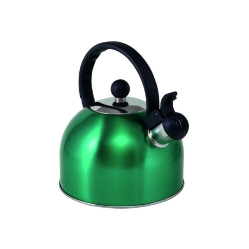 Via Mondo Flötenkessel, Edelstahl, 2L, grün