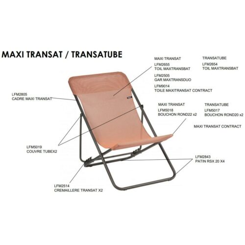 Lafuma Gestell Maxi transat, Titan