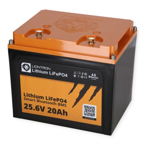 Liontron Smart Lithium Batterie, 25,6V, mit BMS, BT 4.0, 20Ah
