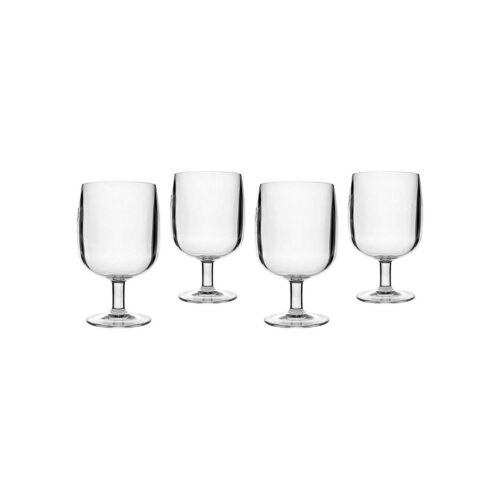 Bo-Camp Weinglas, Kunststoff, 250ml, 4er Set